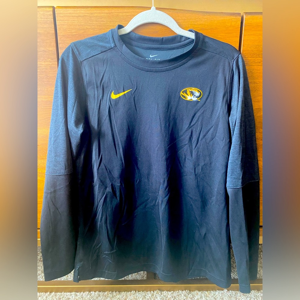 NIKE Mizzou logo long sleeve dri-fit